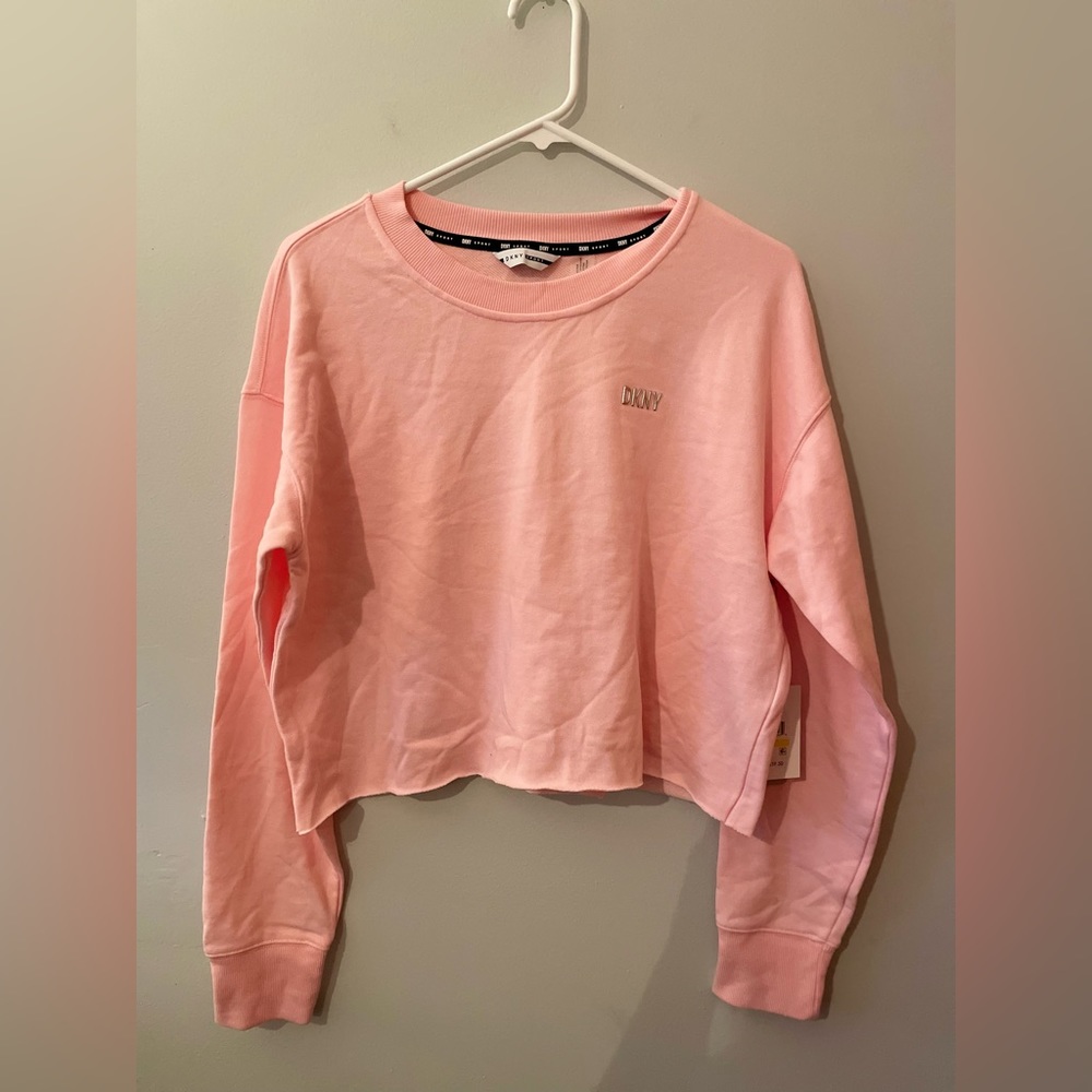 NWT - DKNY cropped sweater shirt